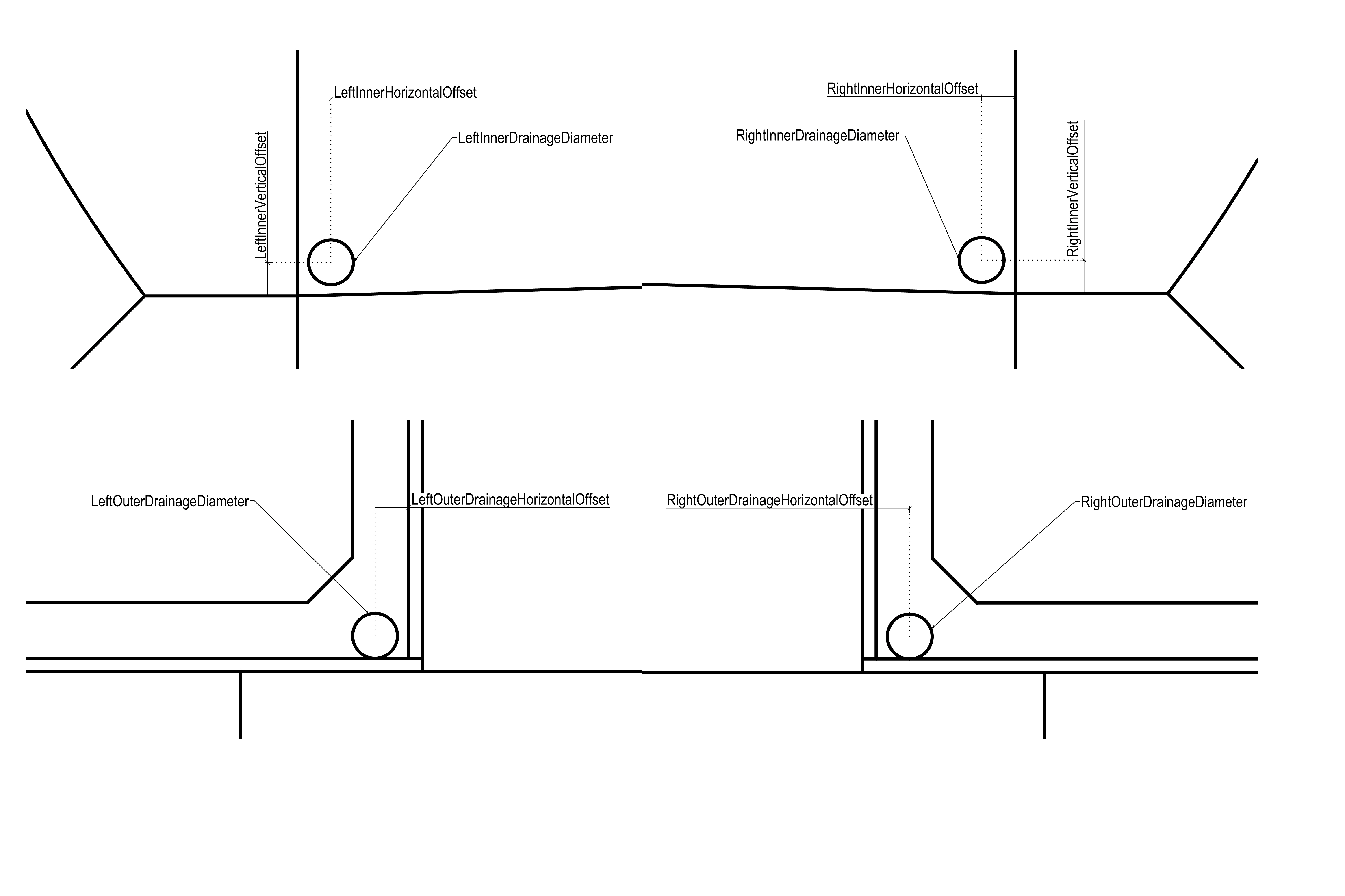 ExcavatedTunnelSectionRoundRockDrainage